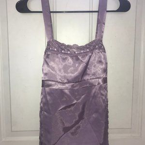 Old Navy Perfect Fit lavender satin blouse